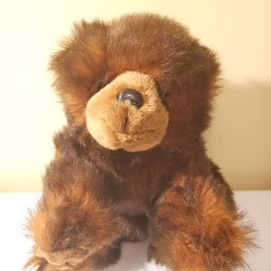 The Bearington Collection Brown Furry Bear